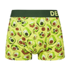Gekürzte Boxershorts für Männer Pixel-Avocado