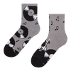 Lustige Crewsocken Langspielplatten