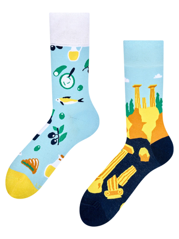 Lustige Socken Griechenland