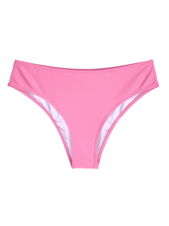 Candy Rosa Bikinihöschen mit mittlerer Taille