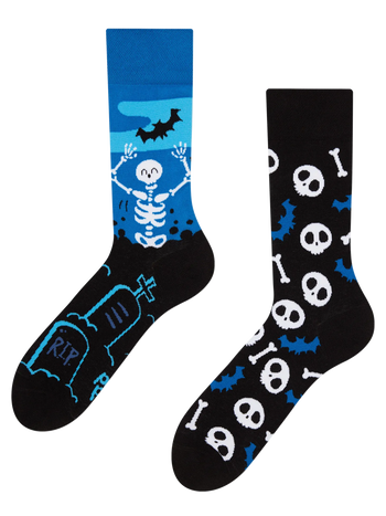 Lustige Socken Skelette