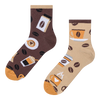 Lustige Crewsocken Morgenkaffee