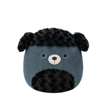 Squishmallows Jettward der schwarze Wuschelpudel, 30 cm