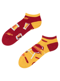 Lustige Knöchelsocken Bier und Barbecue