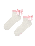 Cutecore-Socken Rosa Schleife