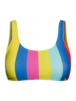 Lustiges sportliches Bikinioberteil Sommerstreifen