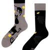 Lustige Socken Katzenaugen