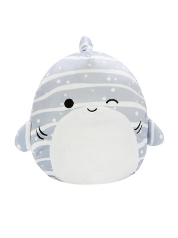 SQUISHMALLOWS Saschie der Hai mit glitzerndem Bauch, 30 cm
