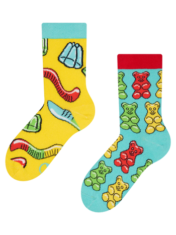 Lustige Kindersocken Gummibären