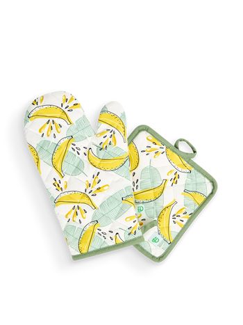 Lustiges Küchenset Frische Bananen