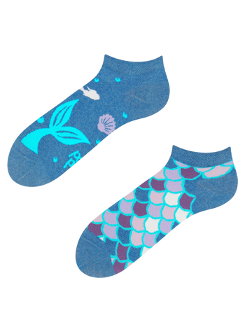 Lustige Knöchelsocken Meerjungfrau