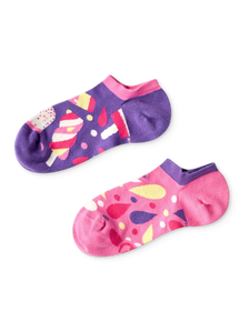 Lustige Sneakersocken Eis am Stiel