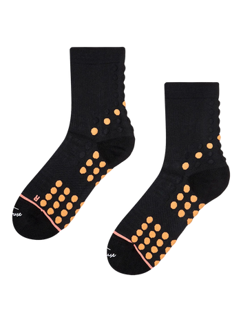 Laufsocken für Damen Schwarz
