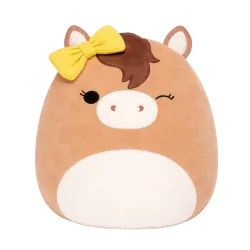 Squishmallows Tomar das zwinkernde braune Pferd, 13 cm