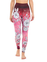 Lustige Sportleggings Zarte Rosen