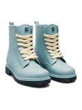 Stahlblaue Regenstiefel für Frauen
