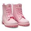 Pastellrosa Regenstiefel für Frauen