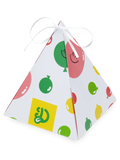 Pyramiden-Geschenkbox Party-Ballons