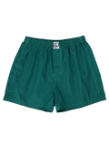 Blau und grün gemusterte Shorts für Männer