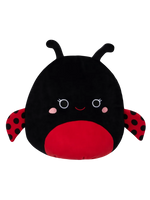 Squishmallows Trudy der schwarze Marienkäfer, 35 cm