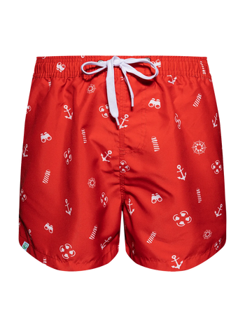 Lustige Badeshorts für Männer Rettungsschwimmer