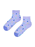 Cutecore-Socken Violette und blaue Blumen