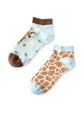 Lustige Knöchelsocken Niedliche Giraffe