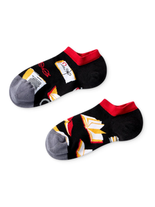 Lustige Sneakersocken Buchliebhaber