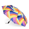 Lustiger Regenschirm Regenbogenfarben
