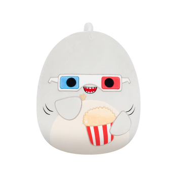 Squishmallows Gordon der graue Hai mit Popcorn, 35 cm