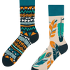 Lustige Socken Federn