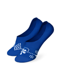 Lustige No-Show-Socken Blaudruck