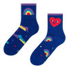 Lustige Crewsocken Pride-Herz