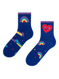 Lustige Crewsocken Pride-Herz