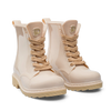 Lustige mandelfarbene Regenstiefel für Kinder