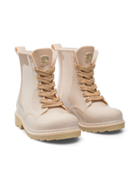 Lustige mandelfarbene Regenstiefel für Kinder