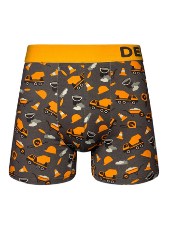 Lustige Boxershorts für Herren Bauarbeiter