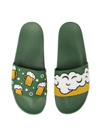 Lustige Pantoletten Bier und Seifenblasen