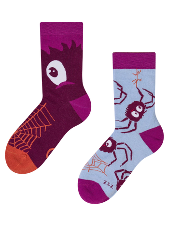 Lustige Kindersocken Lustige Spinnen