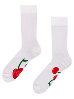 Lustige Socken Rote Kirschen