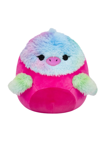 SQUISHMALLOWS Abilene der rosa flauschige Papagei, 20 cm