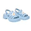 Puderblaue Eva Fisherman Sandalen für Damen