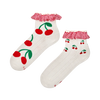 Cutecore-Socken Picknick-Kirschen