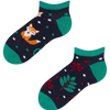 Lustige Knöchelsocken für Kinder Rotfuchs
