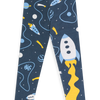 Lustige Leggings aus Baumwolle für Kinder Rakete und Weltraum