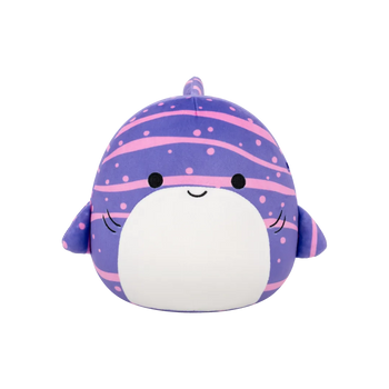 Squishmallows Tizziano der violett gestreifte Walhai, 30 cm