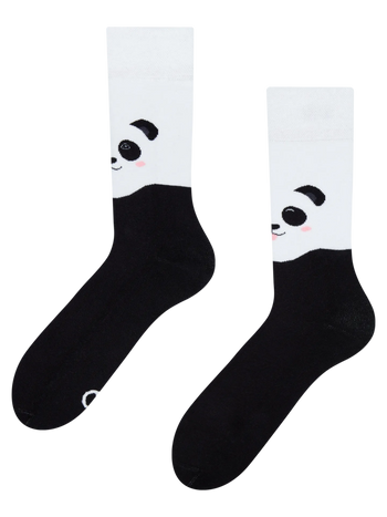 Lustige warme Socken Glücklicher Panda