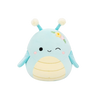 Squishmallows Giles der zwinkernde blaue Grashüpfer mit Blumen, 20 cm