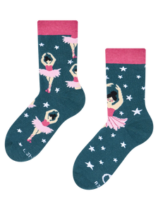 Lustige Kindersocken Ballerina