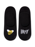 Lustige No-Show-Socken Be Happy